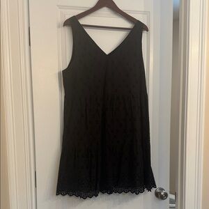 LOFT Black Sleeveless Dress